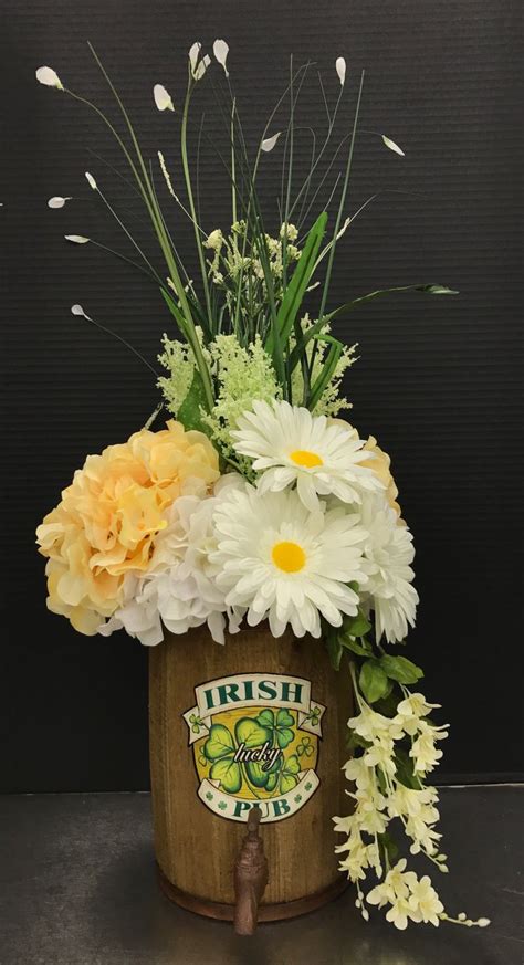 St Pats Brew Floral Arrangement