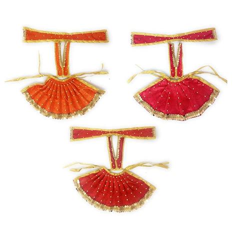 Buy Pack Of 3 Winter Velvet Beautiful Handmade Navratri Mata Rani