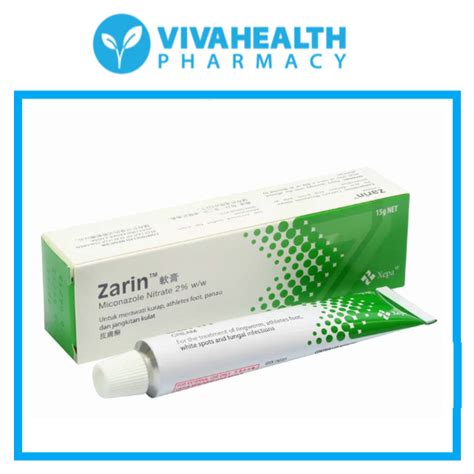 Bundle Zarin 2 Antifungal Cream 15g Shopee Singapore