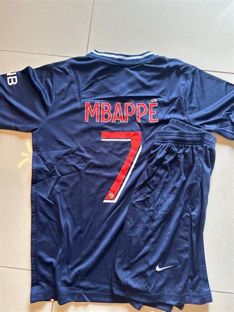 Mbappe PSG jersey, Men's Fashion, Activewear on Carousell