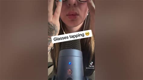 Asmr Glasses Tapping 🤓💆🏼‍♀️🩵 Youtube