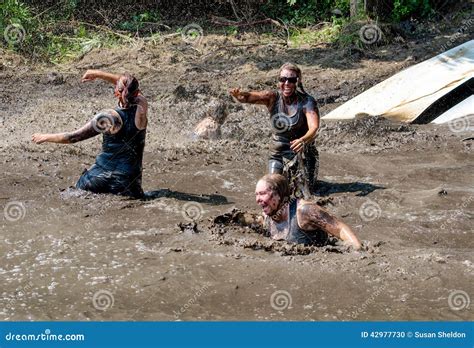 Athlete Having Messy Fun Editorial Image Image Of Muddy 42977730