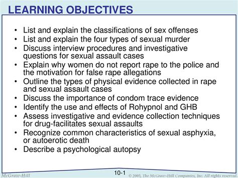 Ten Sex Related Offenses Ppt Download