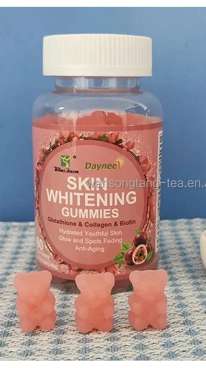 Private Label Healthcare Supplement Brightening Skin Whitening Gummies Collagen Anti Aging L