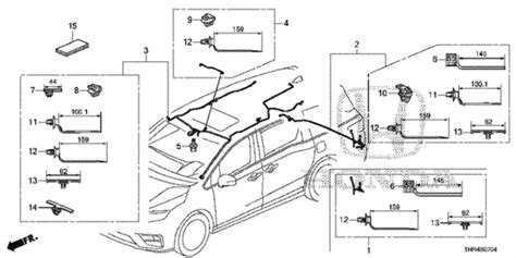 32108-THR-A11 - Wire Harness, Rear 2020 Honda Odyssey | Honda Parts Online