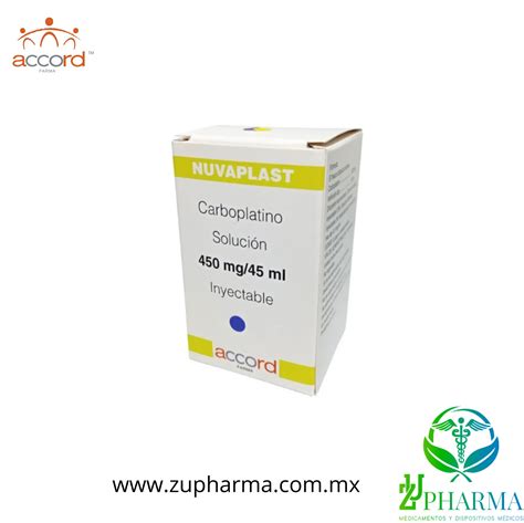 Carboplatino solución inyectable 450 mg Zupharma