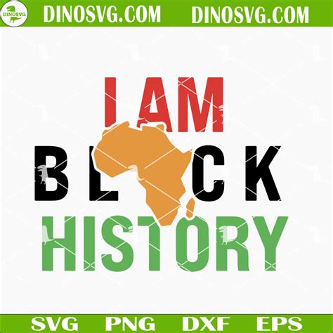 I Am Black History SVG Africa Map SVG Juneteenth SVG Files For Cricut