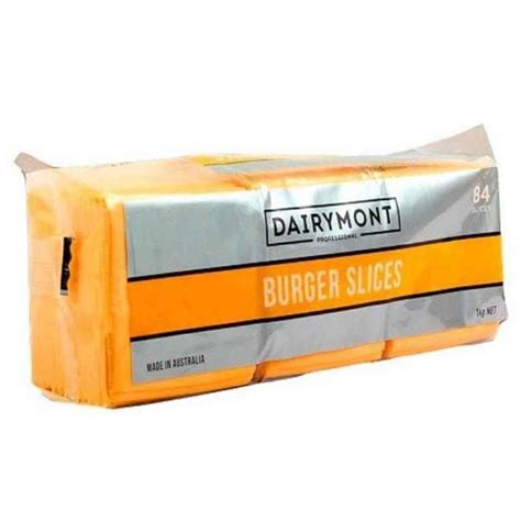 Jual Dairymont Cheese Burger Slices 1kg 84 Slices Keju Lembaran Di