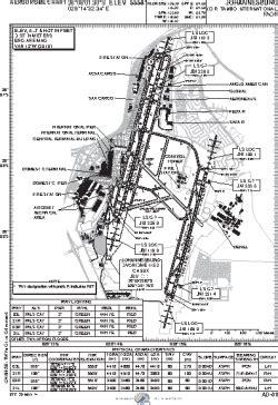 JNB - Johannesburg [O.R. Tambo Intl], GT, ZA - Airport - Great Circle ...