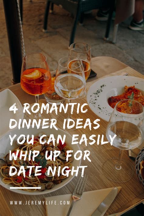 4 Romantic Dinner Ideas You Can Easily Whip Up For Date Night