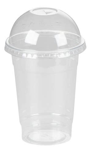 Vaso 20 Eu Con Tapa Domo 50 Piezas Reyma MercadoLibre