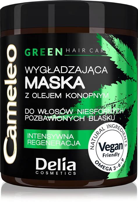 DELIA Maska Z Olejem Konopnym CAMELEO GREEN 250ml 13340863361 Allegro Pl