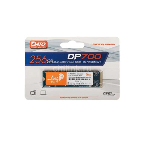 256GB Dato SSD M 2 NVME Pihas Technologies