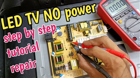 Led Tv No Power Tutorial Repair Tcl Paano Ayusin Youtube