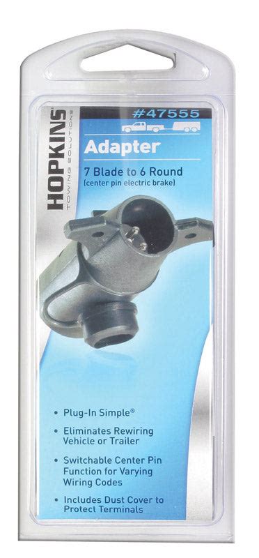 Hopkins 7 Blade To 6 Round Trailer Adapter Bestbuildstore