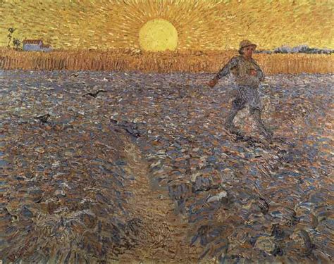 Vincent Van Gogh Sower With Setting Sun Van Gogh Art Vincent Van