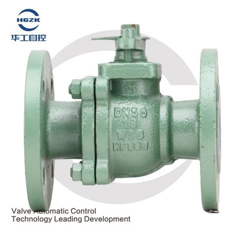 DN50 Cast Steel Stainless Steel Fluorine Lined Ball Valve China Valve