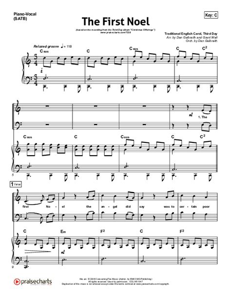 The First Noel Sheet Music