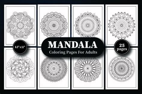 Mandala Coloring Page Bundle For Adults Graphic By Design Creator Press