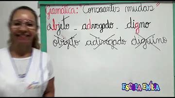 100 Palavras Com Consoantes Mudas - O que são palavras com consoantes mudas?