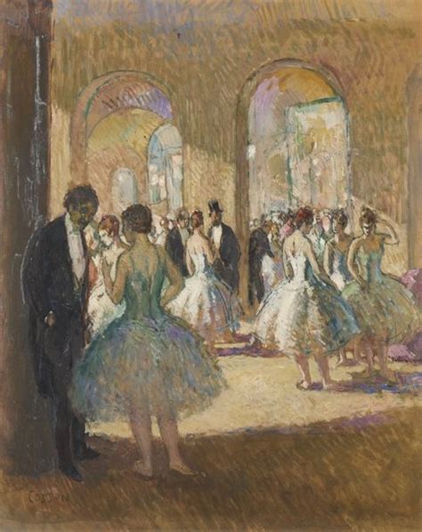 Jean Louis Marcel Cosson The Foyer Of The Opera Mutualart