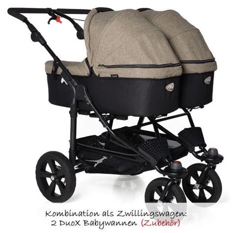 Tfk Geschwisterwagen Twin Trail Premium Schlamm Babyartikel De