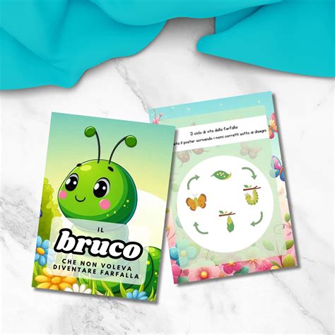 Storia e lavoretto "Il bruco che non voleva diventare farfalla" • Edudoro