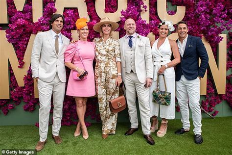 Magic Millions Zara And Mike Tindall Lead Star Arrivals Daily Mail Online