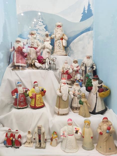 Premium Photo A Collection Of Vintage Soviet Christmas Toys From