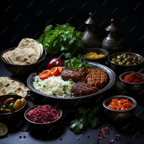 Premium AI Image | arabian food photos