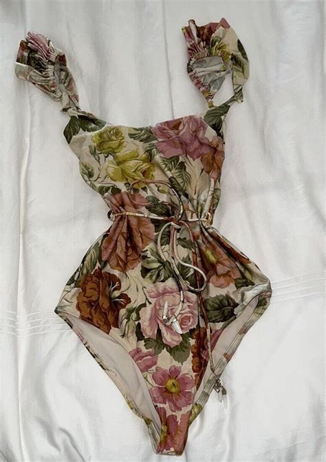 Zimmermann Floral One Piece Swimsuit Gem