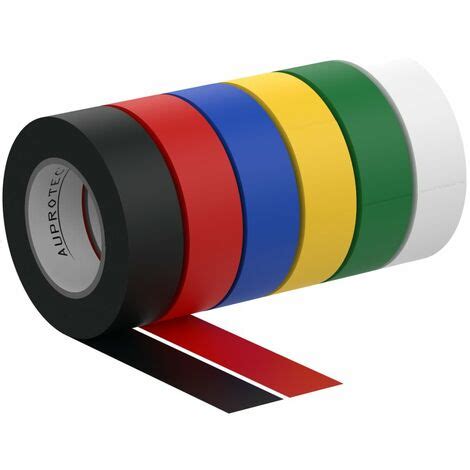 Isolierband Set 6 Farben 15 Mm X 10m VDE Isoband PVC Elektriker Klebeband