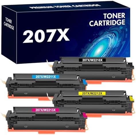 Toner Bank Pack 207X 207A Tonerkartusche Multipack für HP Color