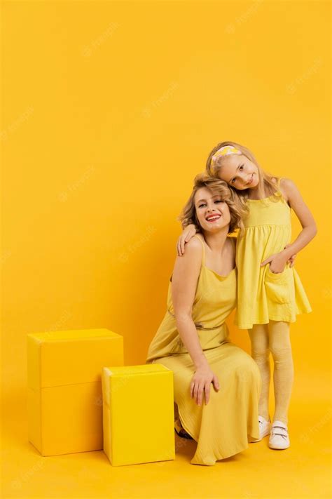 Free Photo Girl Hugging Her Mother