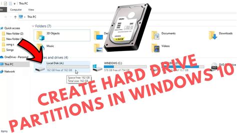 How To Create Disk Partition After Windows 10 Installation Youtube