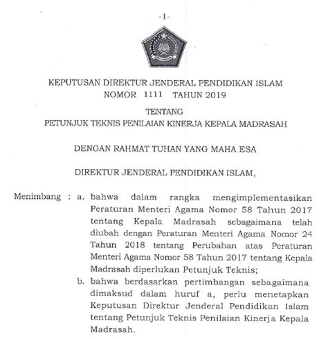 Keputusan Dirjen Pendis Ri Nomor Tahun Tentang Petunjuk Hot Sex Picture