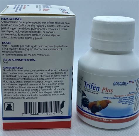 Trifen Plus 100 Tabletas Productos Para Gallos