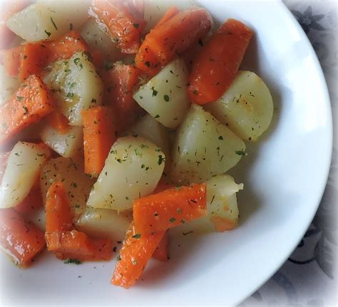 The English Kitchen Honey Dill Glazed Turnips And Carrots