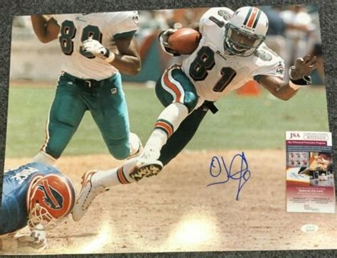 Miami Dolphins Oj Mcduffie Autographed Signed X Photo Jsa Coa Ebay