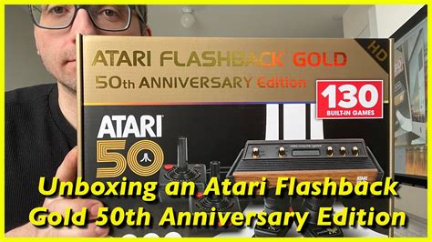 Unboxing The Atari Flashback Th Anniversary Edition Gold Console