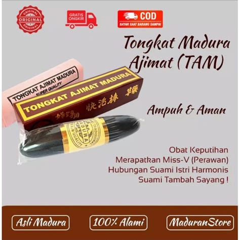 Jual Tongkat Azimat Madura Hitam Asli Ukuran Besar Tongkat Ajimat