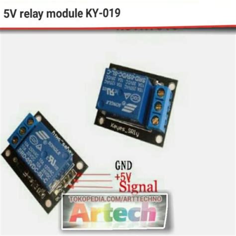 Ky 019 5v Relay Module Arduino Smd Lazada Indonesia