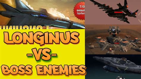 Gunship Battle Longinus Laser Vs Big Bosses YouTube