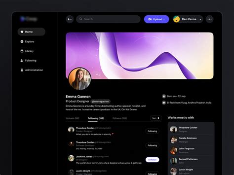 Profile Meet Page Ui By Akshay Syal On Dribbble