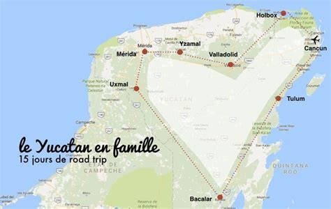 Voici Tout Notre Road Trip De Jours Dans Le Yucatan En Famille Au