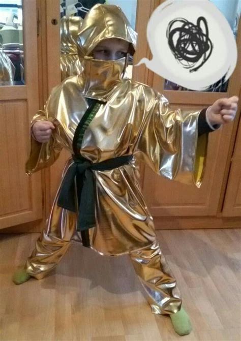 Lloyd Ninja Gold Cosplay Costume Disfraz De Goku Disfraces Niños