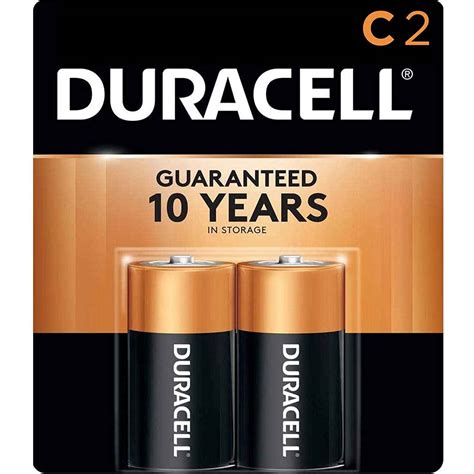 Buy Duracell Coppertop C2 Alkaline Batteries 2 Count Fresh Central