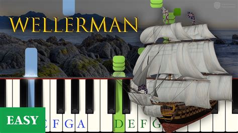 Wellerman Sea Shanty Easy Level Piano Lesson Youtube