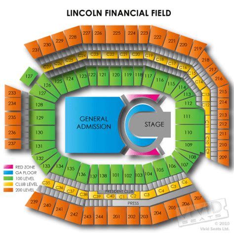 Lincoln Financial Field Tickets Event Information And Seating Charts