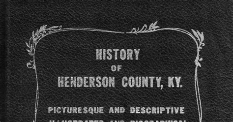 News From 724 Center Street: History of Henderson County, KY outlines ...